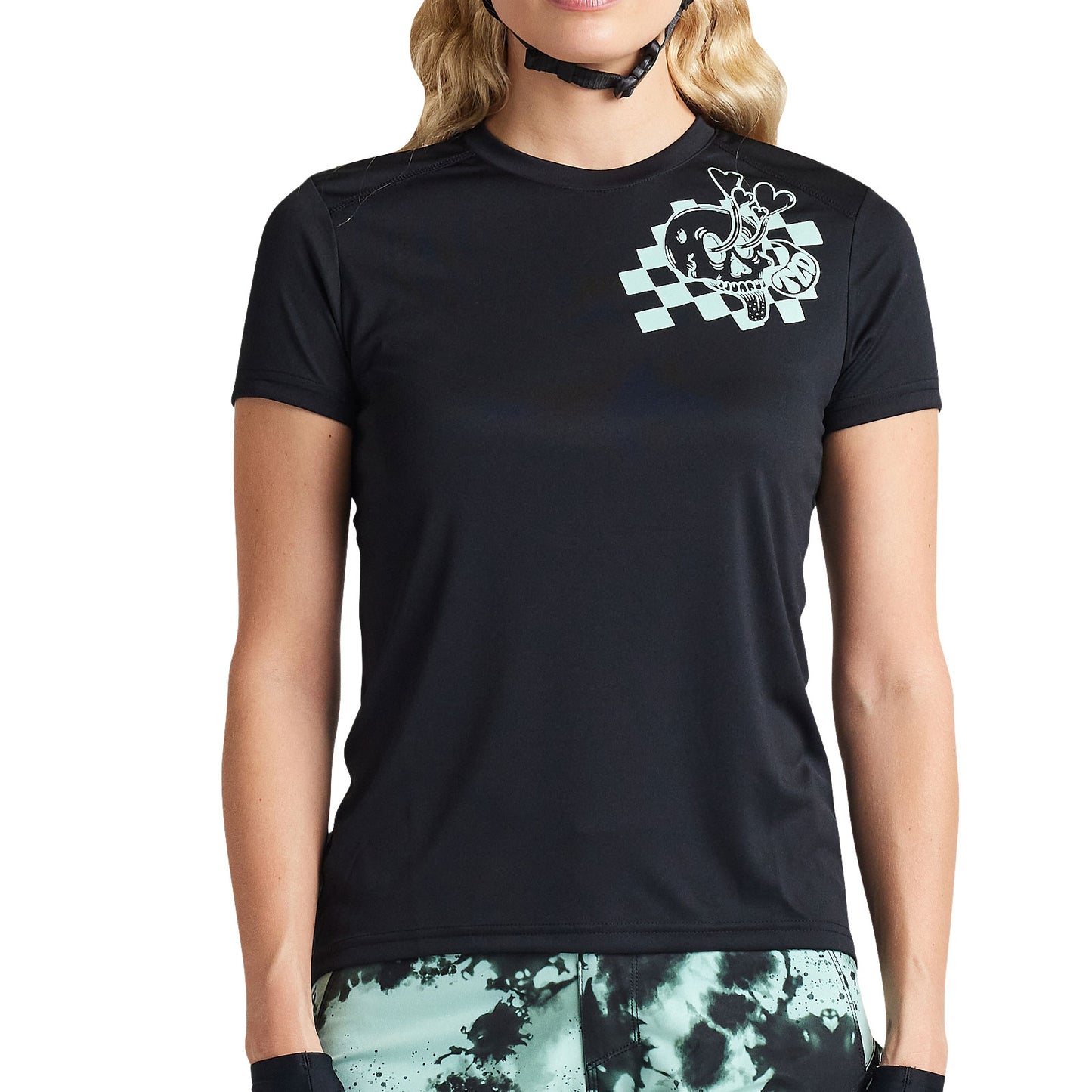 Womens Lilium SS Jersey Micayla Gatto Watercolor Black