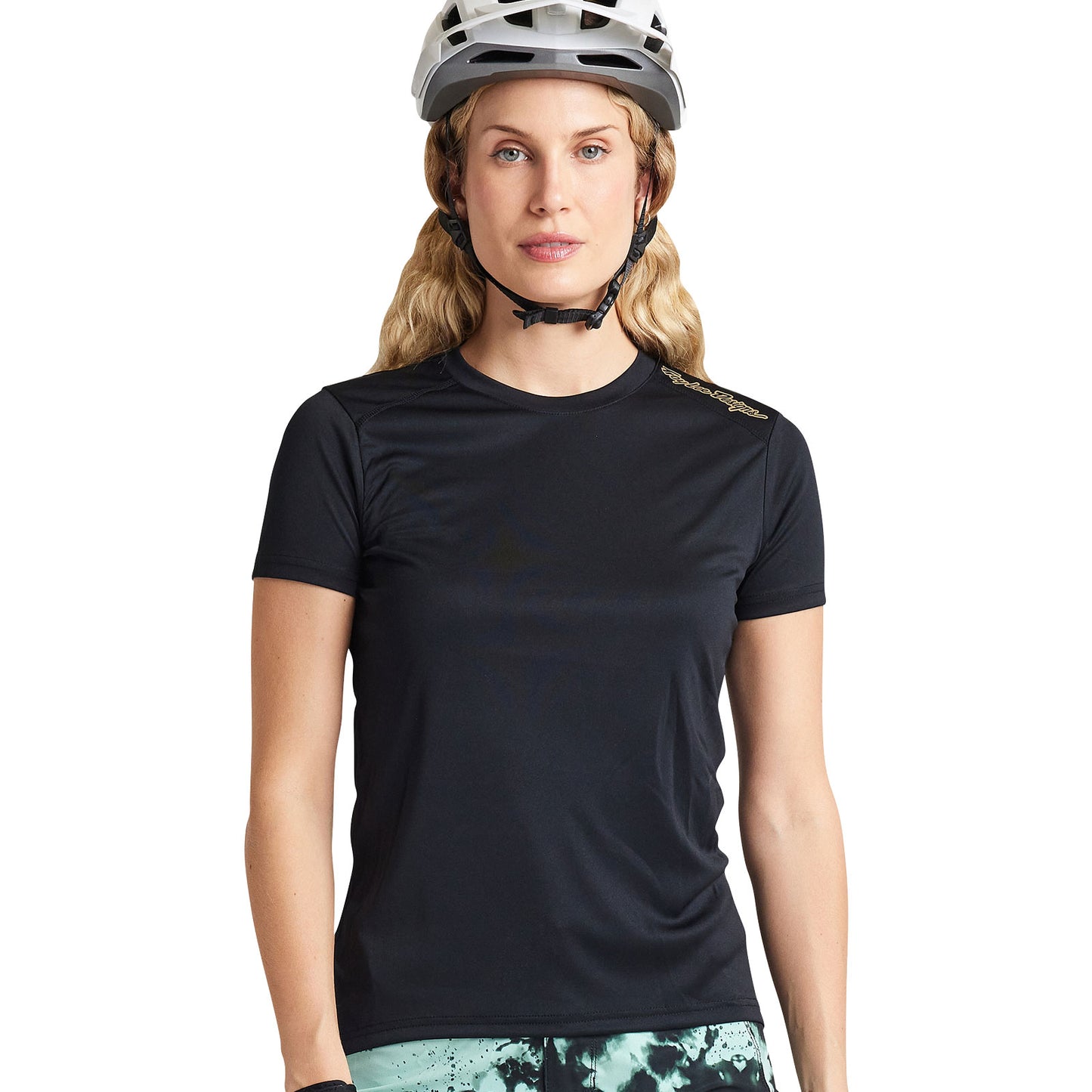 Womens Lilium SS Jersey Solid Black