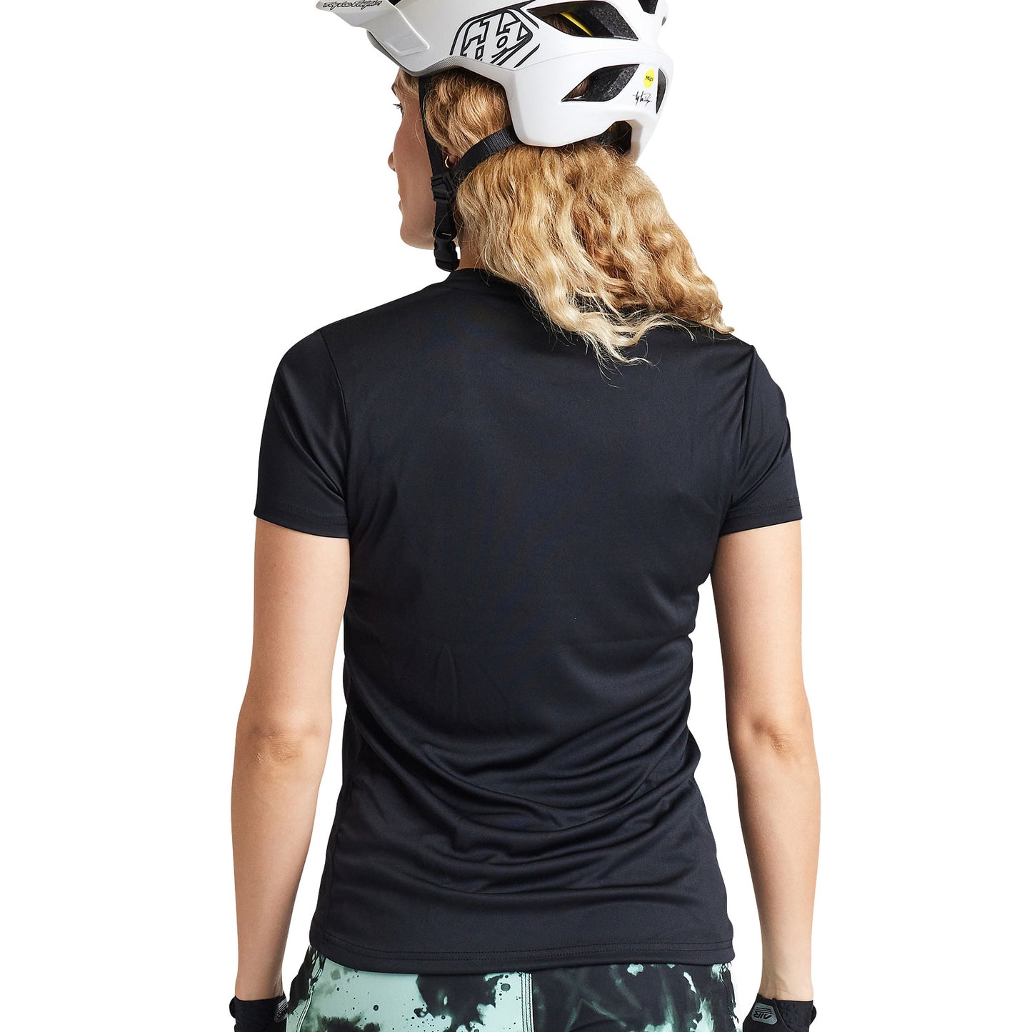 Womens Lilium SS Jersey Solid Black