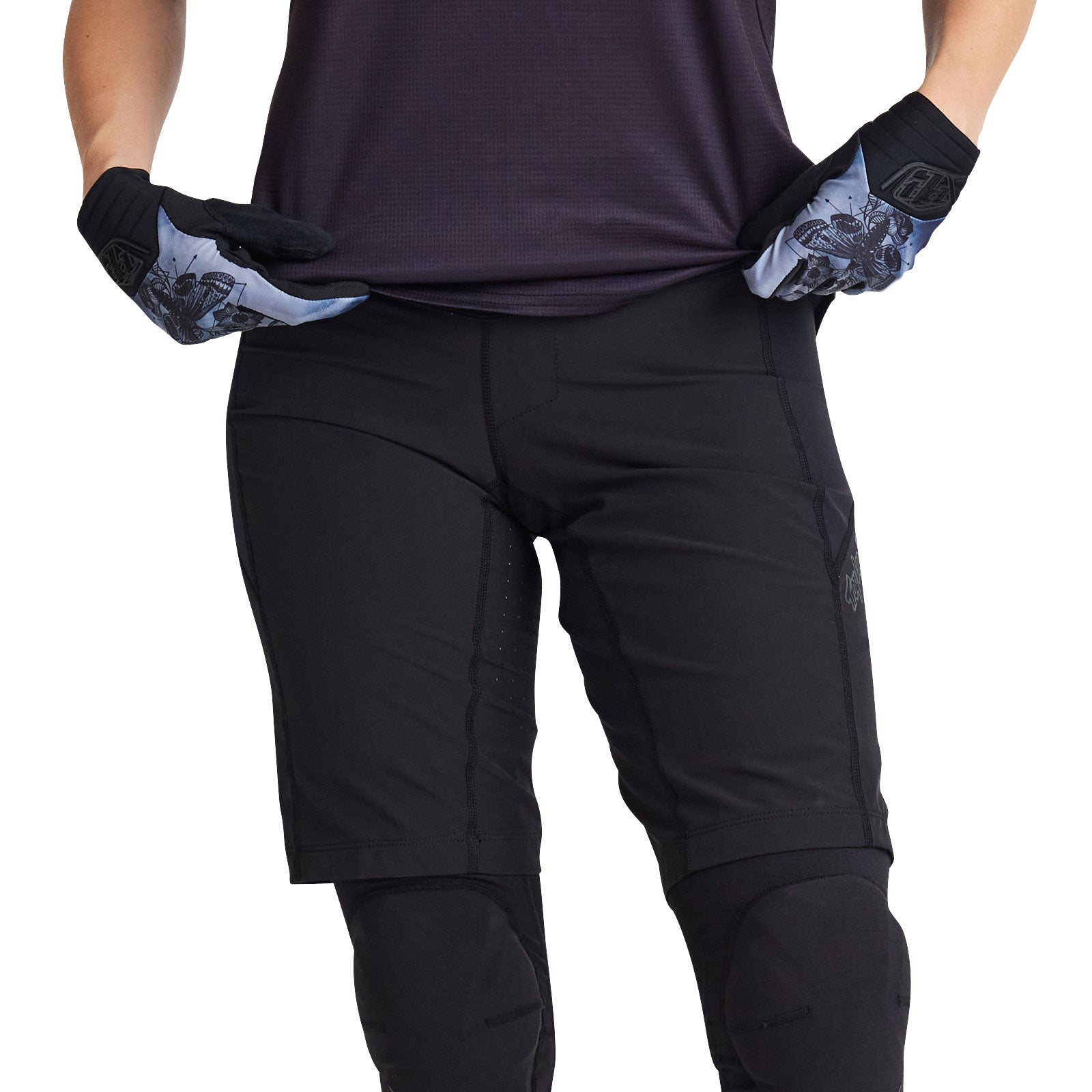 Womens Luxe Short No Liner Solid Black – Troy Lee Designs