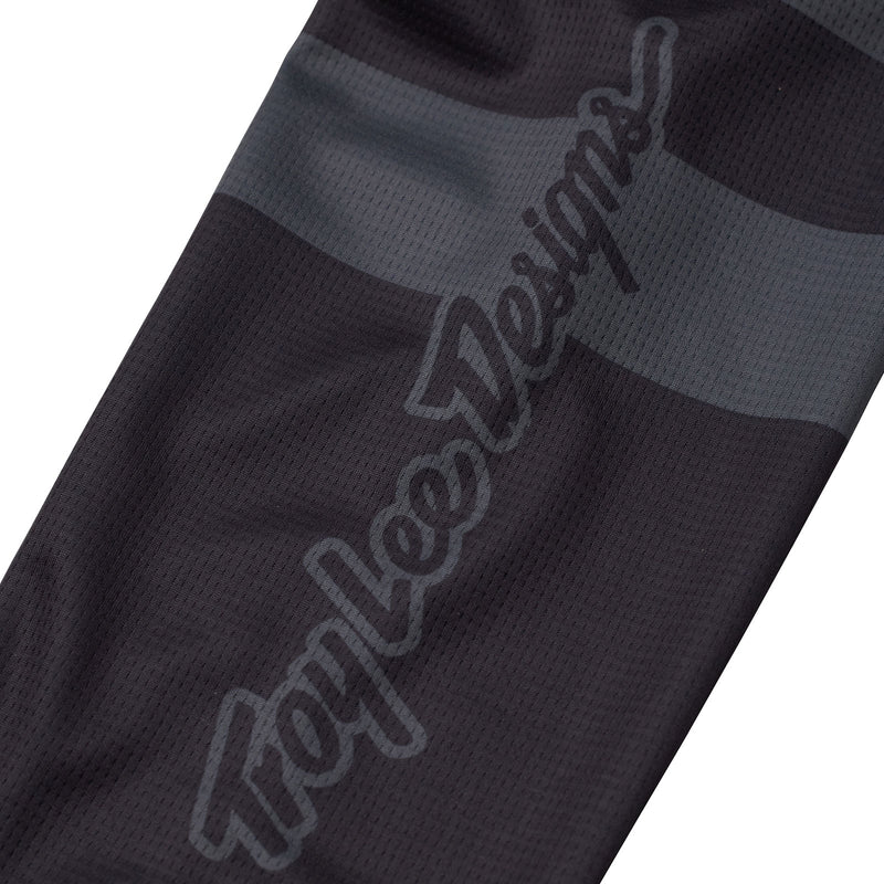 Womens Mischief Jersey Split Stripe Black