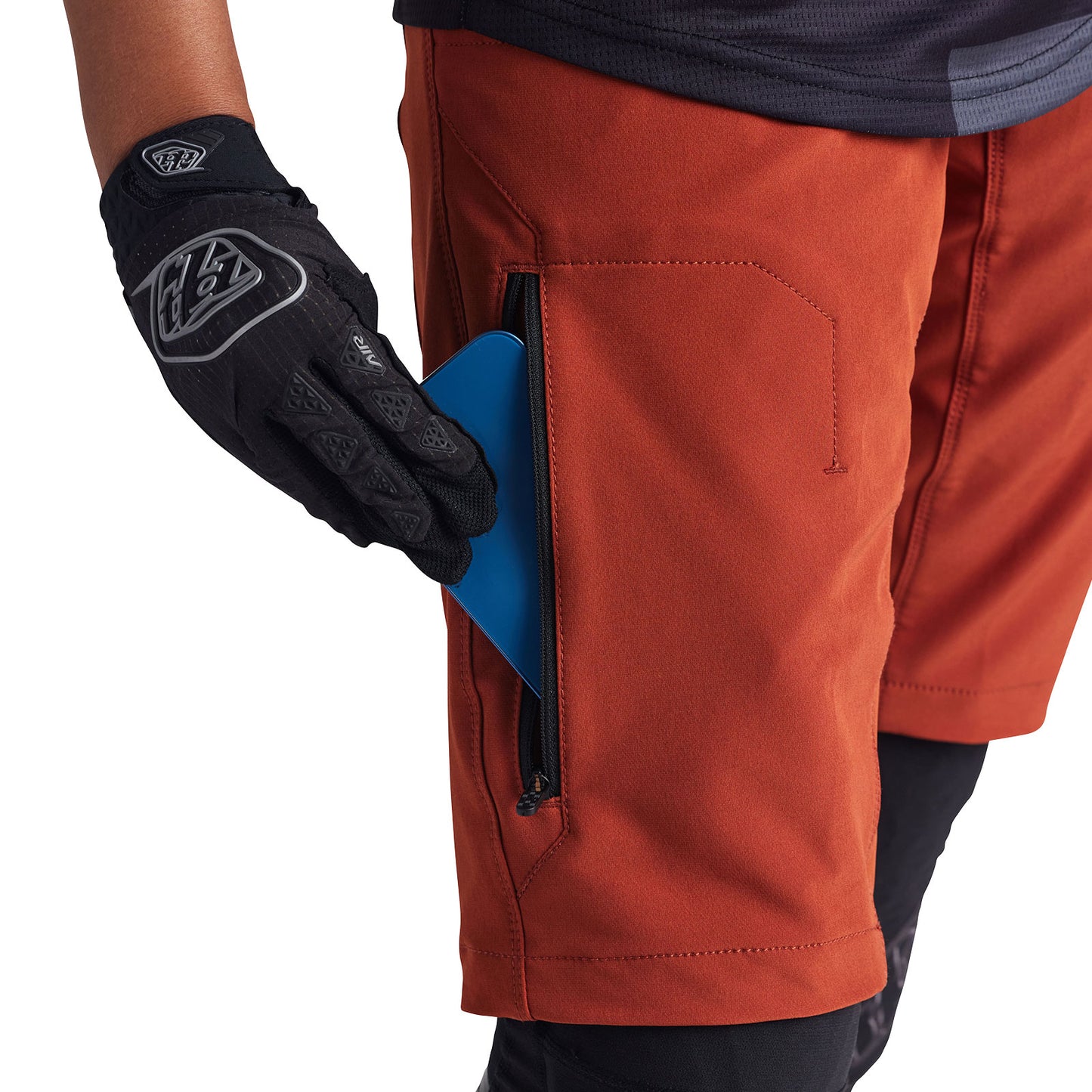 Womens Mischief Short W/Liner Solid Henna