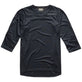 Ruckus 3/4 Jersey Solid Black