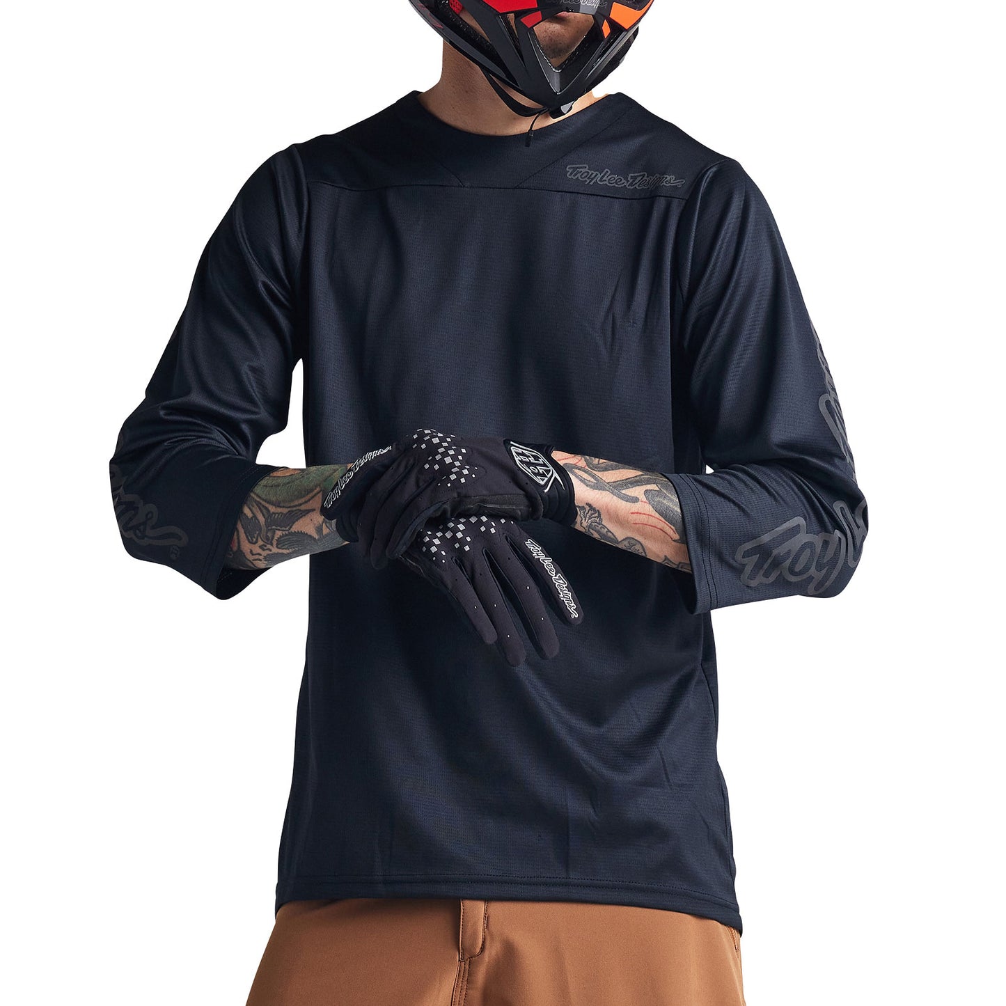 Ruckus 3/4 Jersey Solid Black