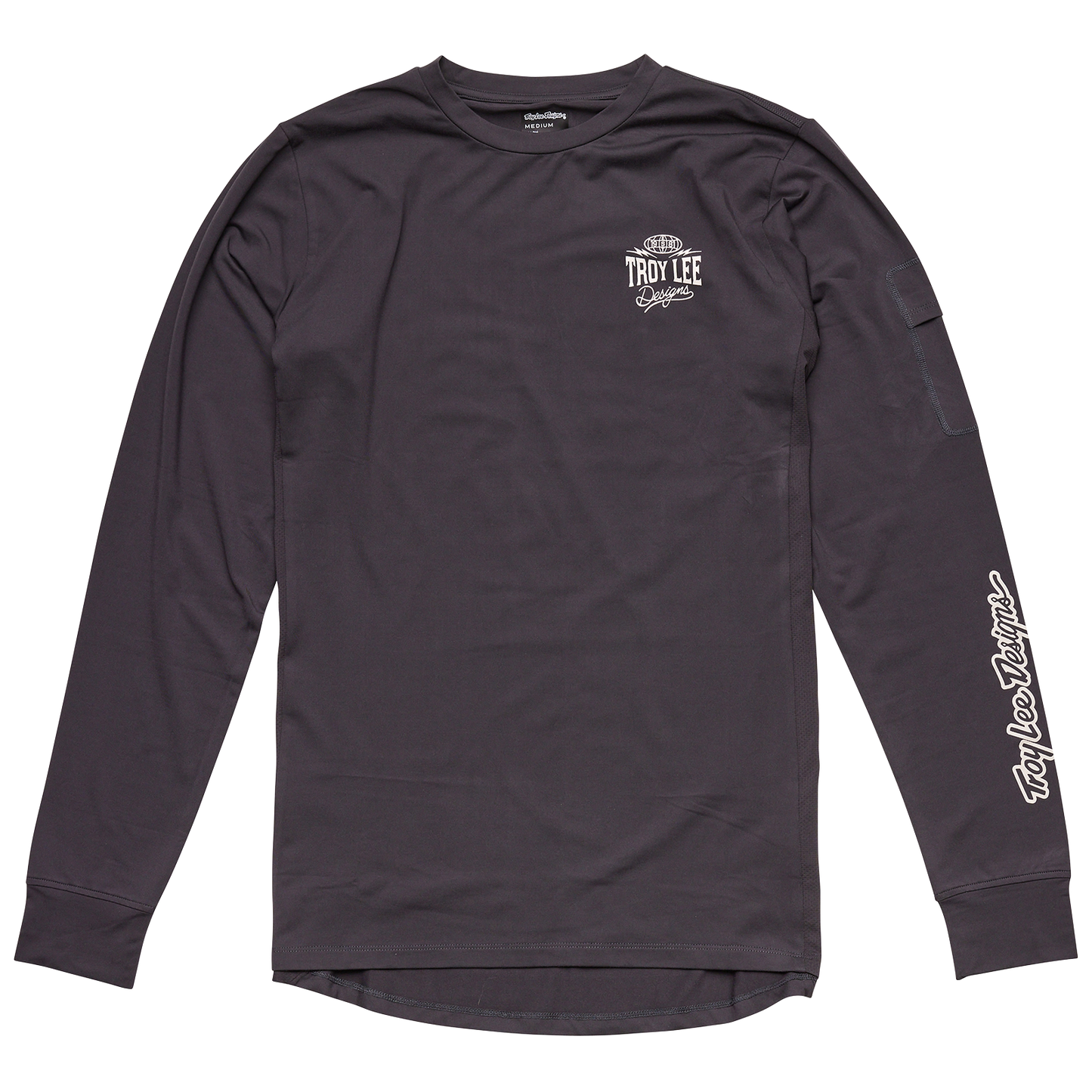 Ruckus Long Sleeve Ride Tee Bolts Carbon