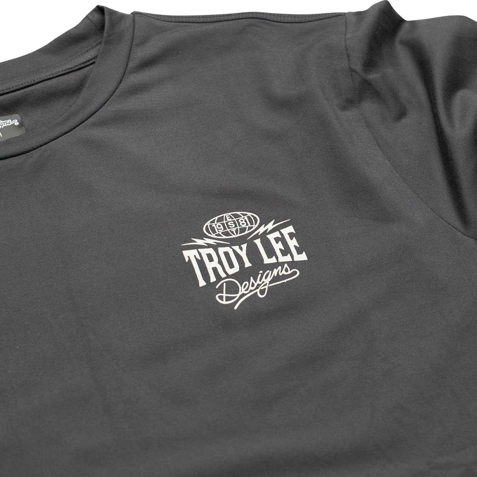 Ruckus Long Sleeve Ride Tee Bolts Carbon – Troy Lee Designs