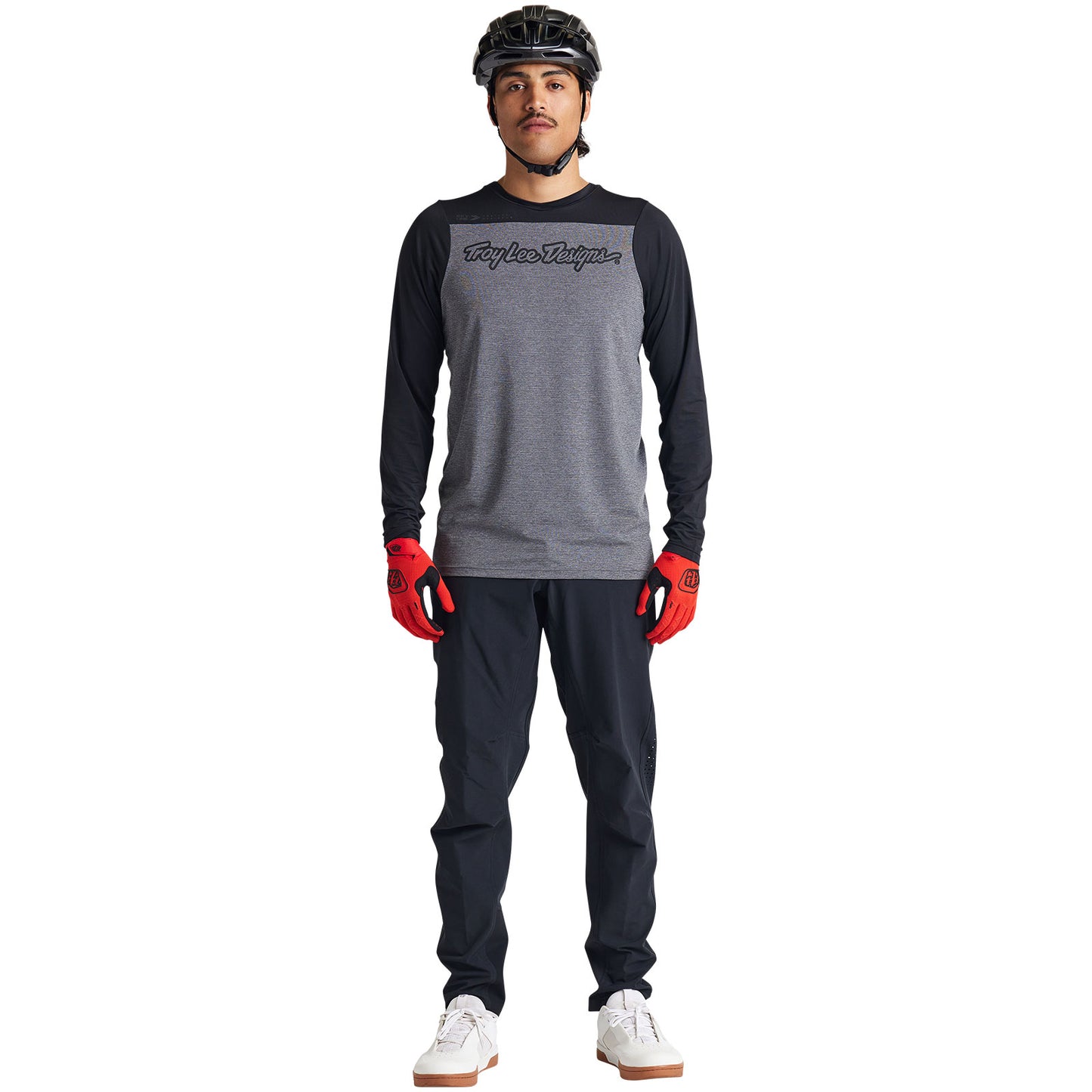 Skyline LS Jersey Signature Heather Gray / Black