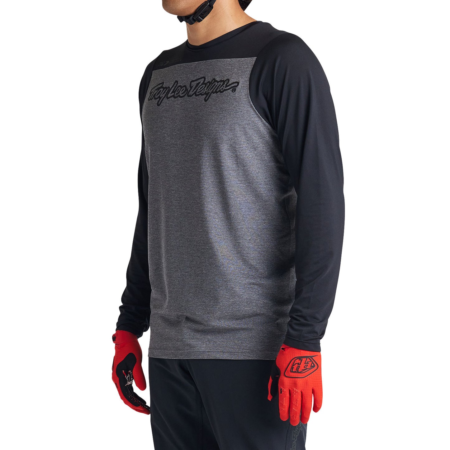 Skyline LS Jersey Signature Heather Gray / Black