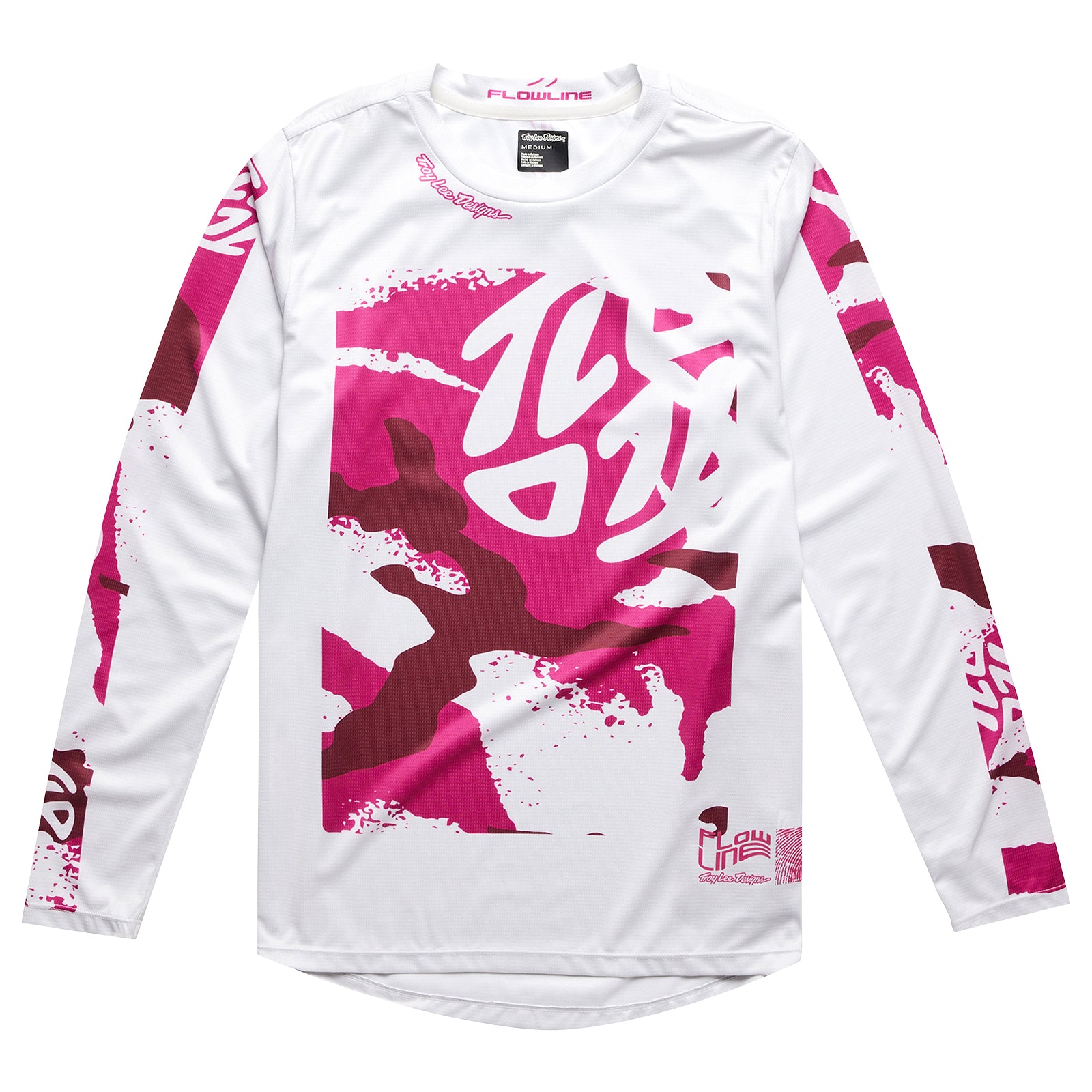 【割引実施中】TroyLeeDesigns TDV021 ホワイト ML TLD_B24D2_SKYLINE_LS_JERSEY_BU