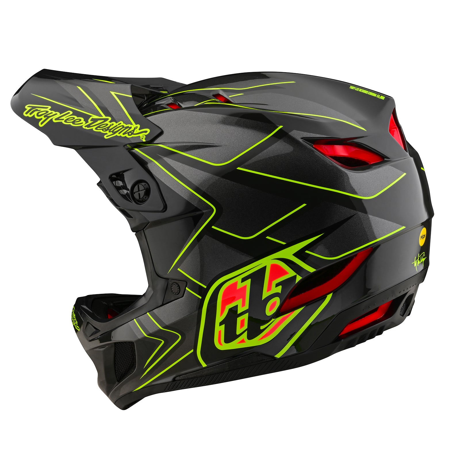 D4 Composite Helmet Ghostwing Gray – Troy Lee Designs