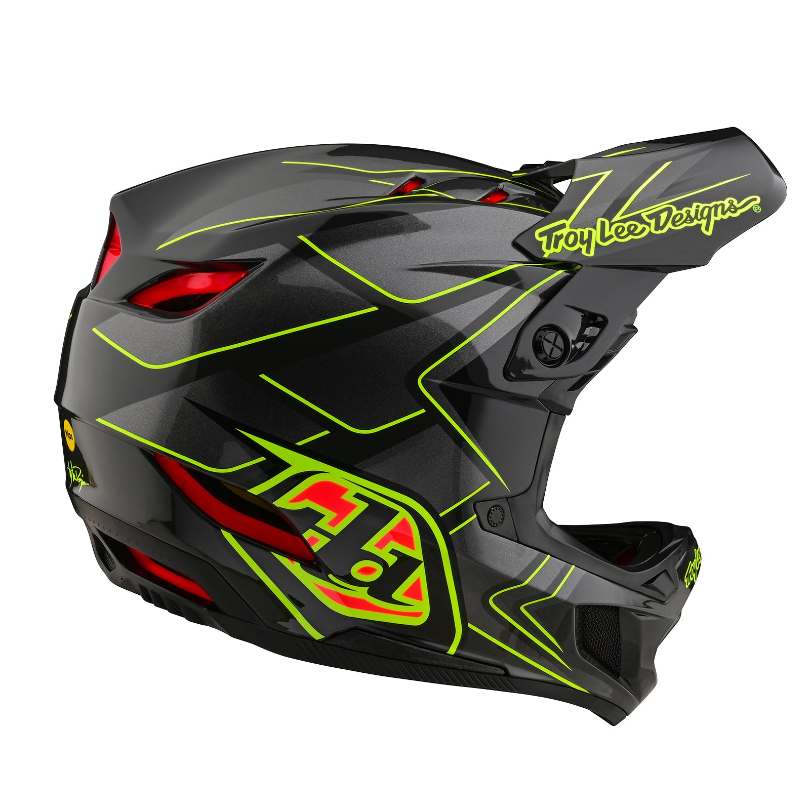 D4 Composite Helmet Ghostwing Gray – Troy Lee Designs