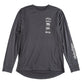 Ruckus Long Sleeve Ride Tee Destroy Carbon