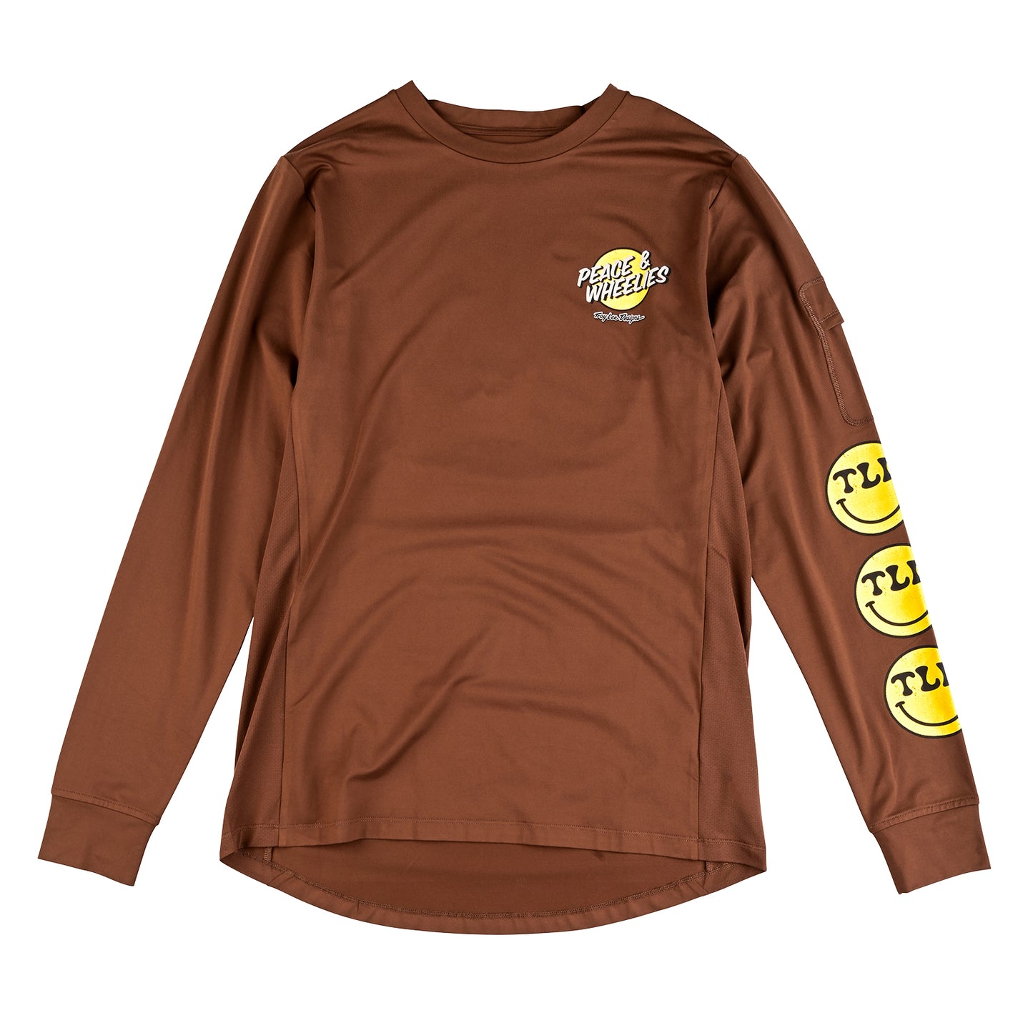 Ruckus Long Sleeve Ride Tee Wheelies Chocolate