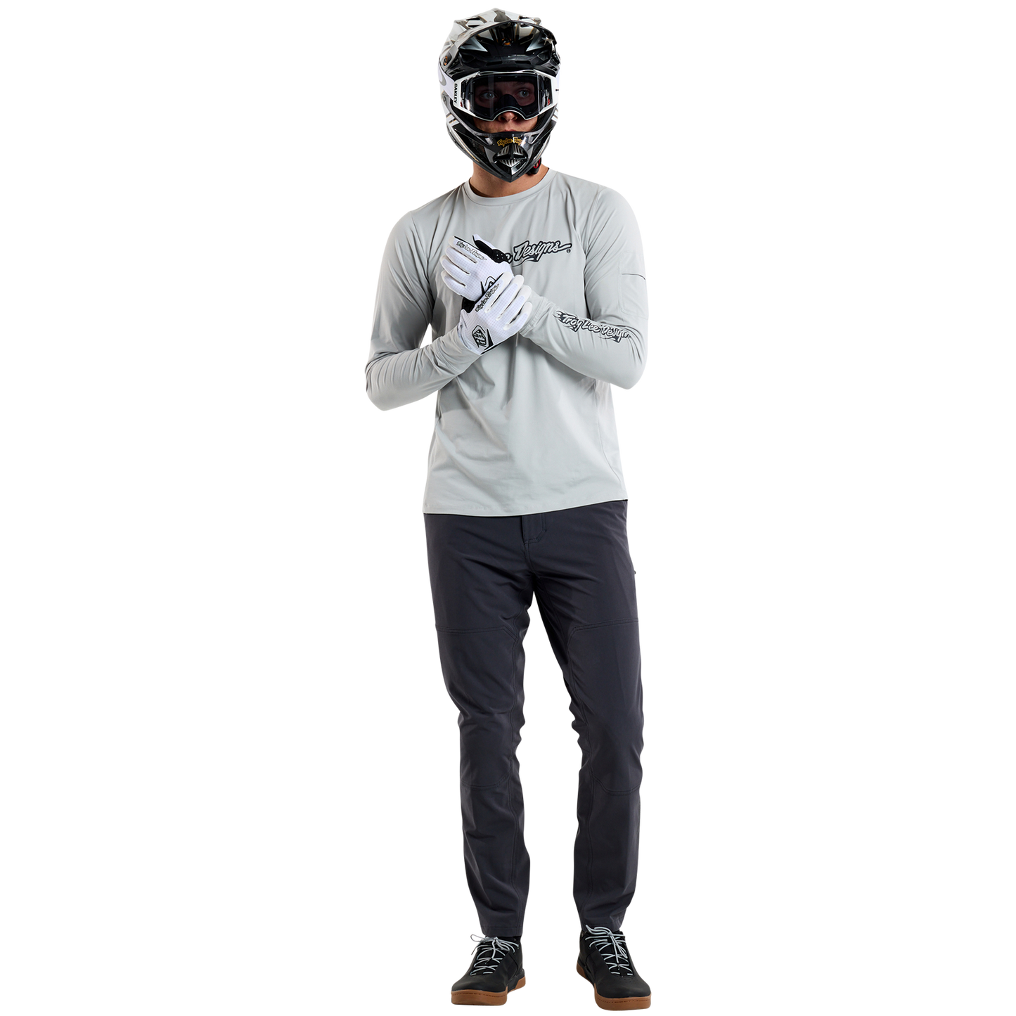 Ruckus Long Sleeve Ride Tee Burn Out Mist