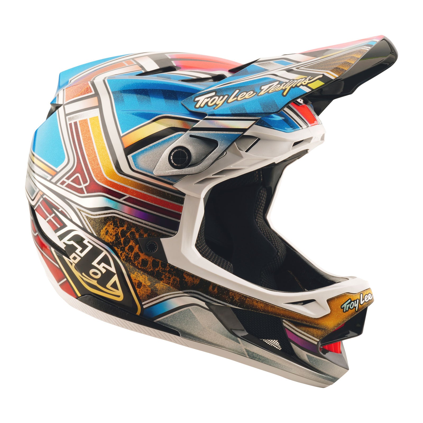 D4 Carbon Helmet Lowrider Blue – Troy Lee Designs
