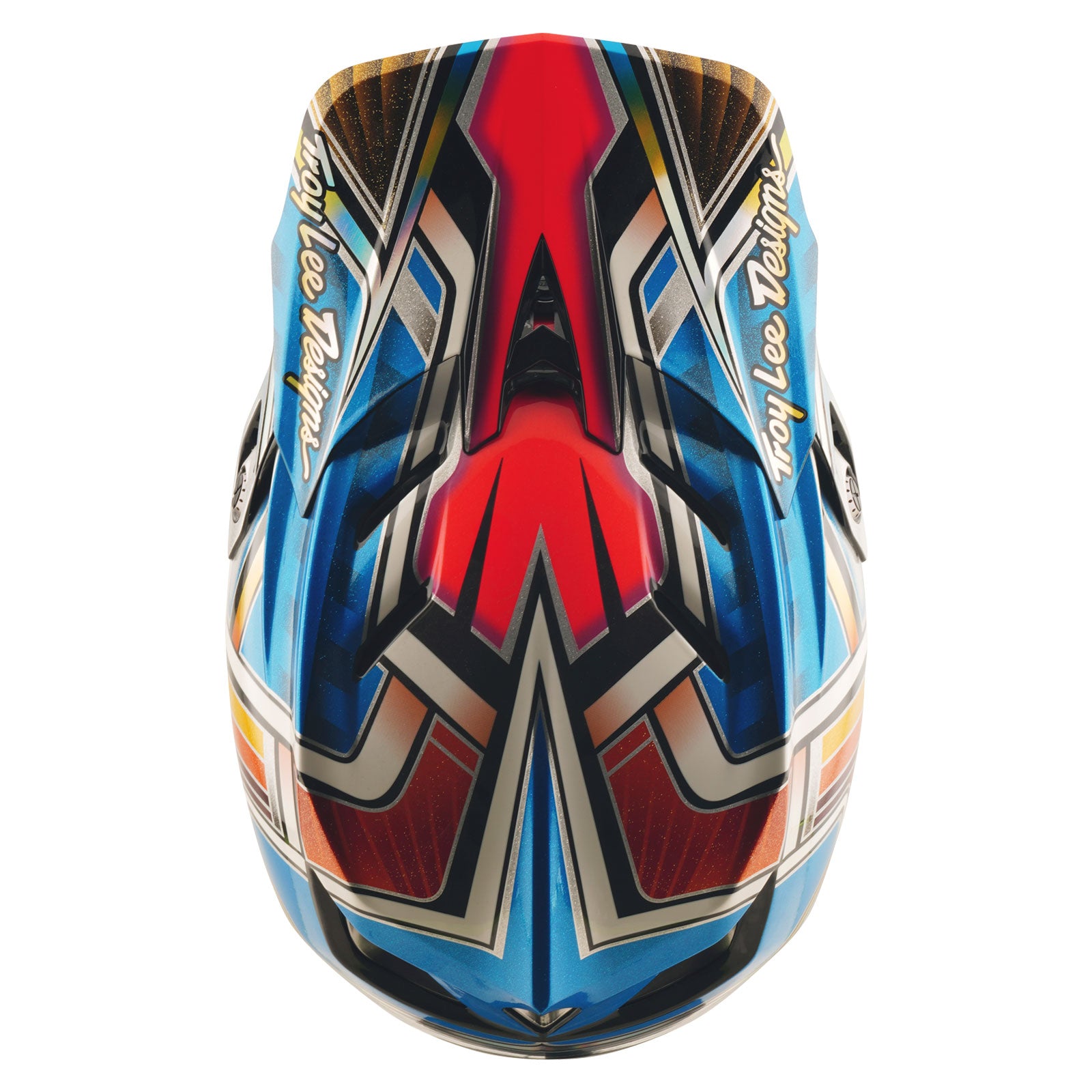 D4 Carbon Helmet Lowrider Blue – Troy Lee Designs