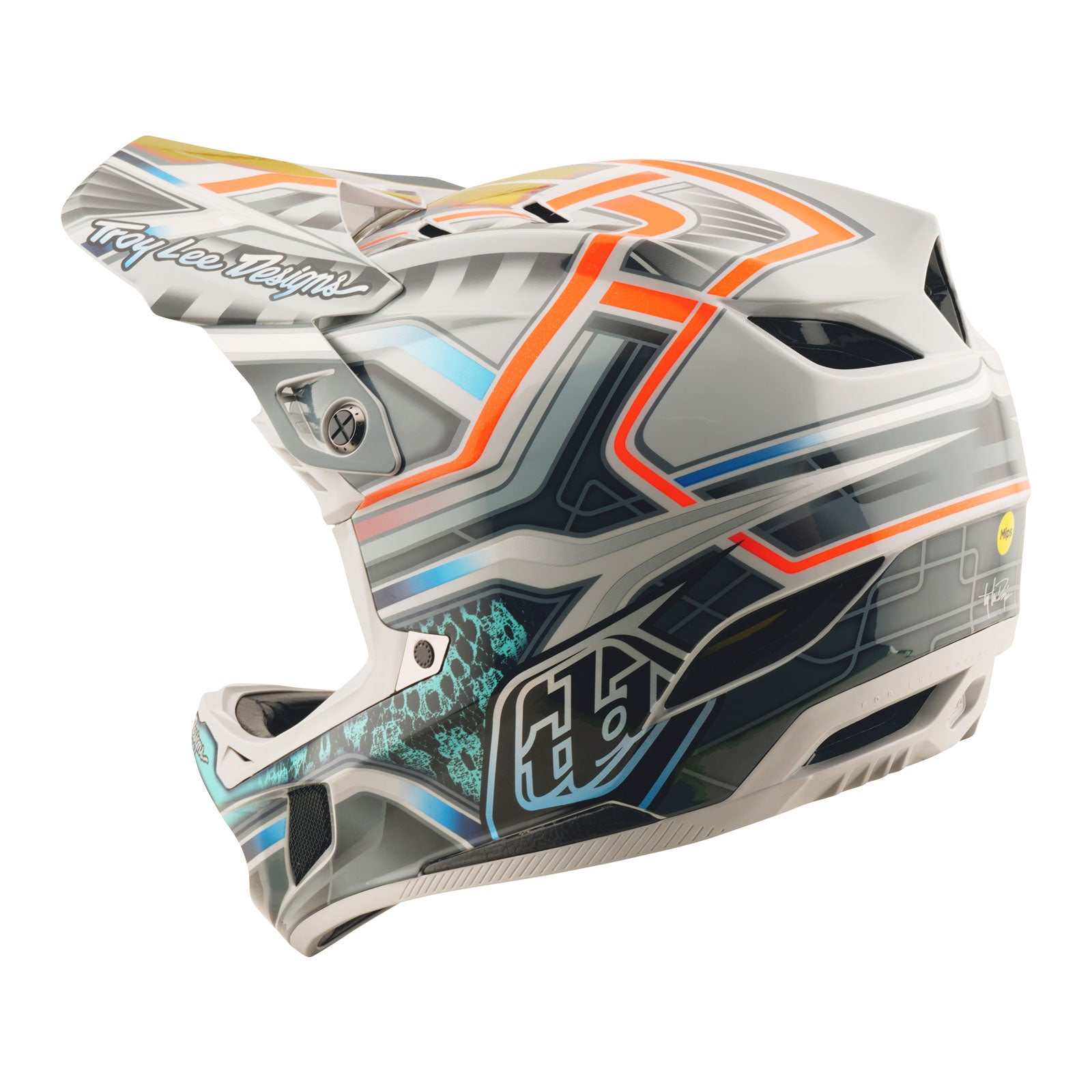 D4 Composite Helmet Lowrider Gray – Troy Lee Designs