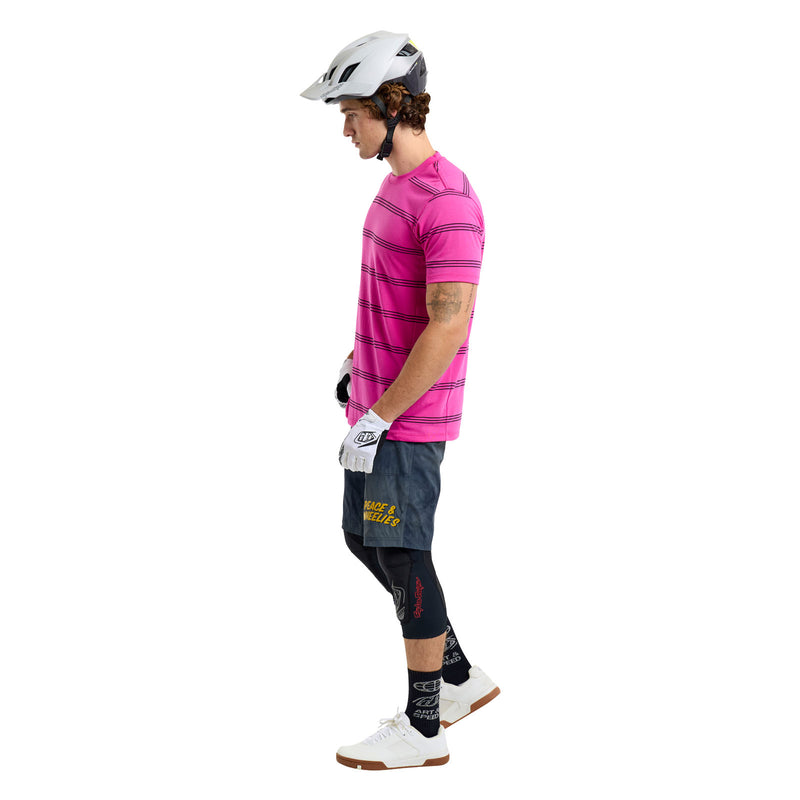 Skyline Short Sleeve Ride Tee Washed Out Party Pink – Troy Lee Designs