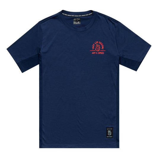 Skyline Short Sleeve Ride Tee Locals Midnight