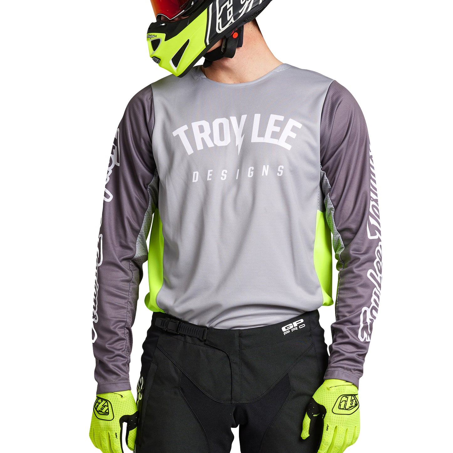 GP Pro Jersey Boltz Silver / Glo Green