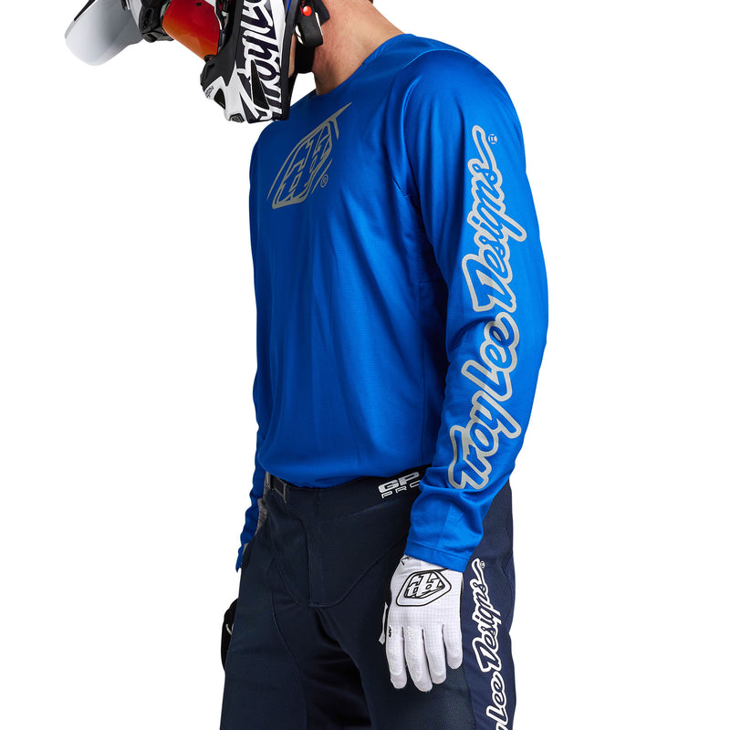 GP Pro Jersey Icon Blue / Silver – Troy Lee Designs
