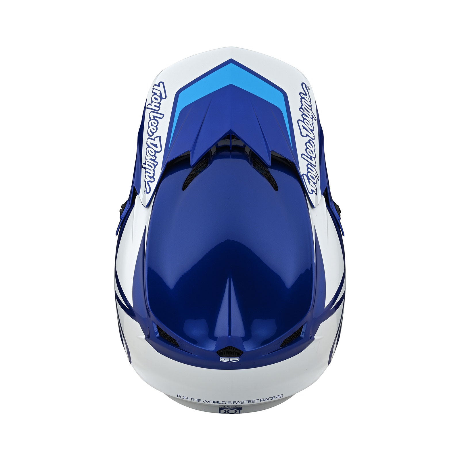 GP Helmet Overload Blue / White – Troy Lee Designs