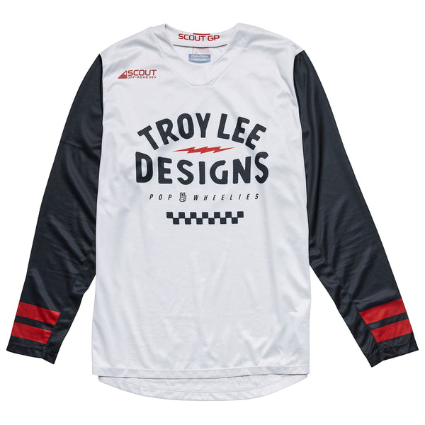 Scout GP Jersey Ride On Charcoal / Vintage White – Troy Lee Designs