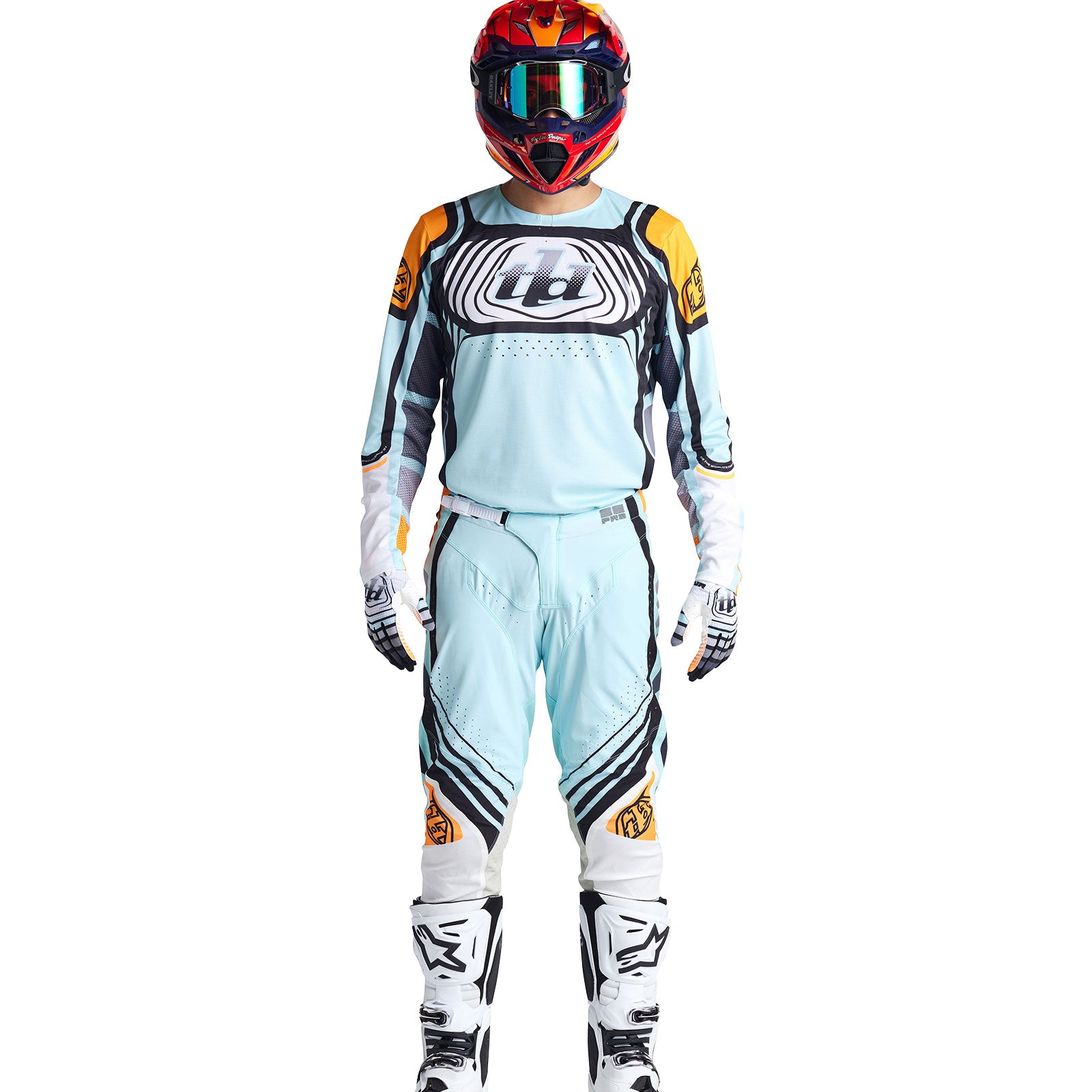 SE Pro Jersey Wavez Bleached Aqua – Troy Lee Designs