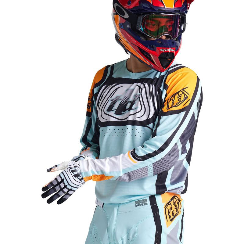 SE Pro Jersey Wavez Bleached Aqua – Troy Lee Designs