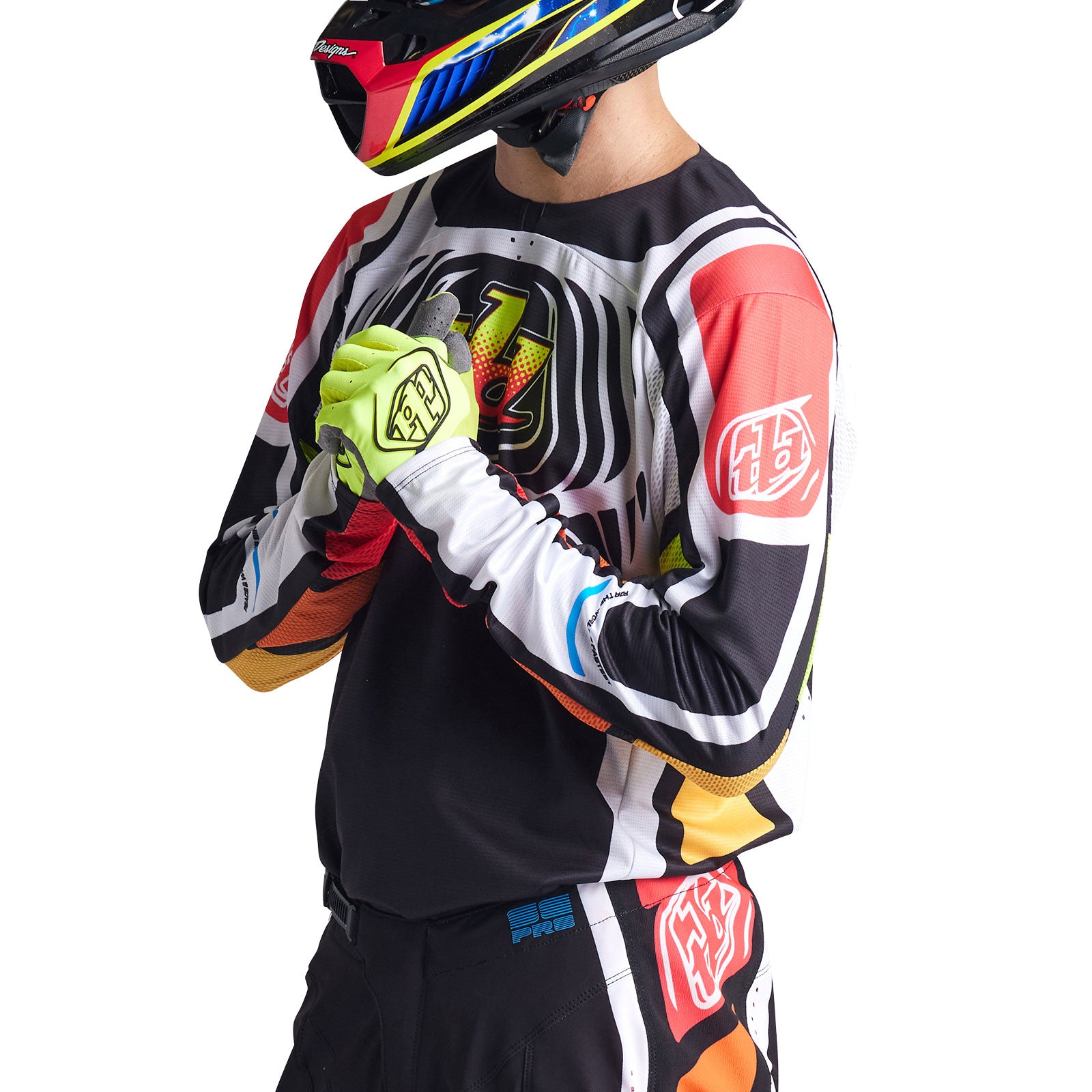 SE Pro Jersey Wavez Black / Multi – Troy Lee Designs