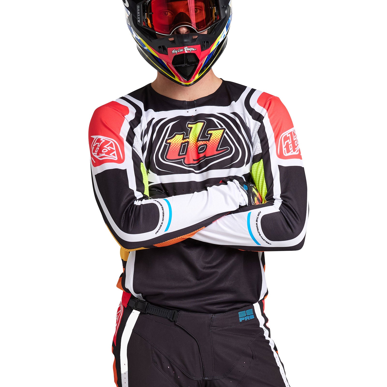 SE Pro Jersey Wavez Black / Multi – Troy Lee Designs