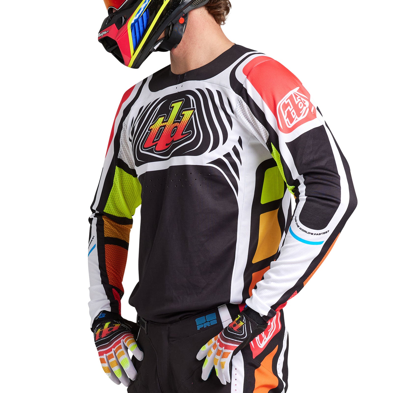 SE Pro Jersey Wavez Black / Multi – Troy Lee Designs