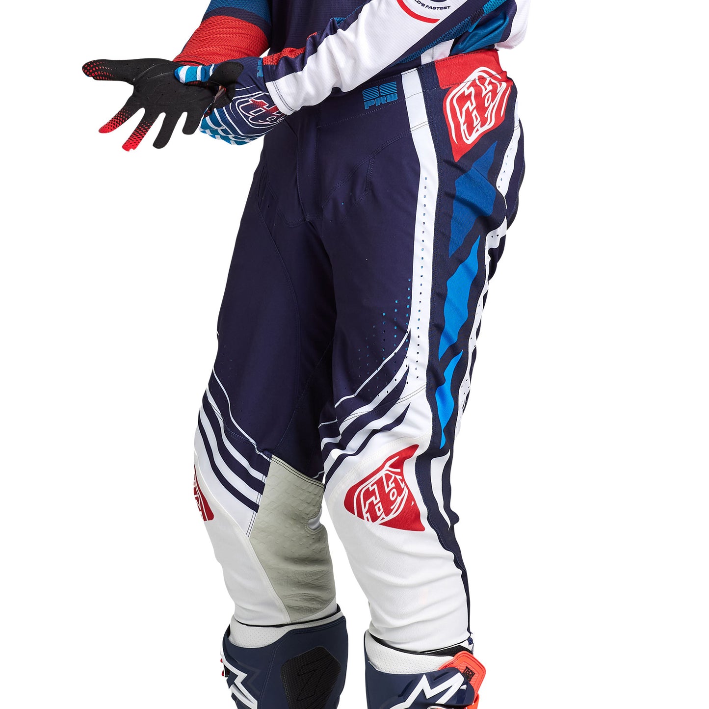 SE Pro Pant Wavez Navy / Red