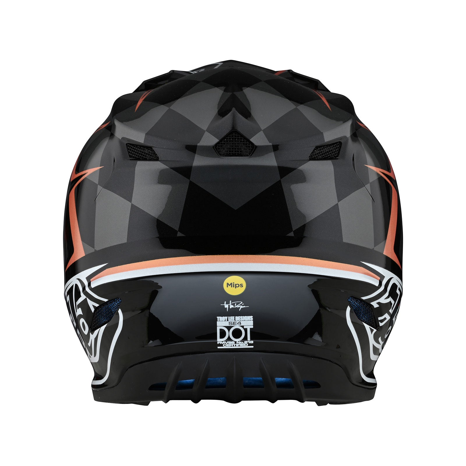 SE4 Polyacrylite Helmet Warped Black / Copper – Troy Lee Designs