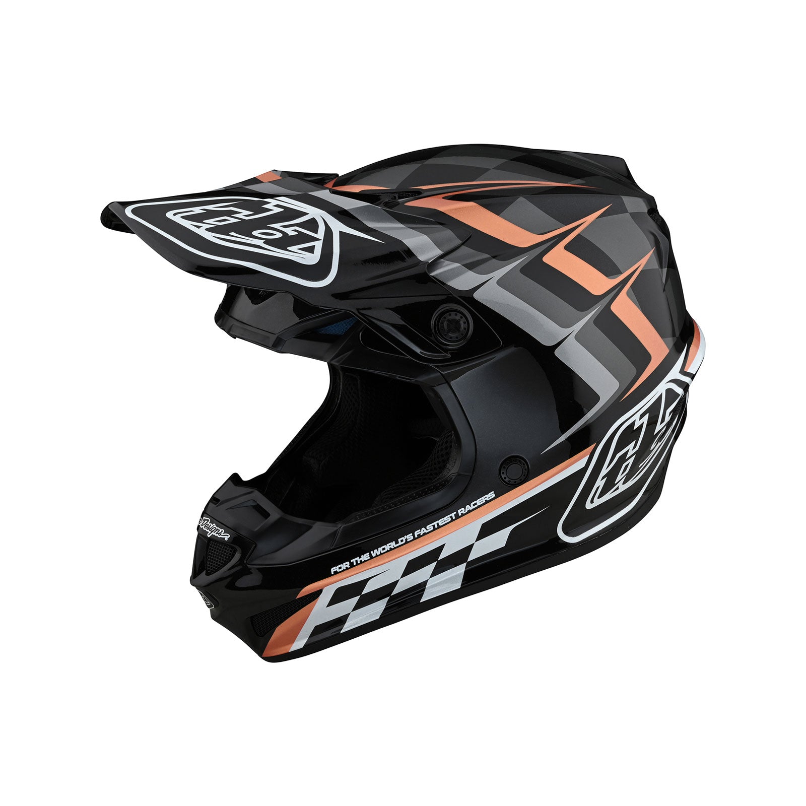 SE4 Polyacrylite Helmet Warped Black / Copper – Troy Lee Designs