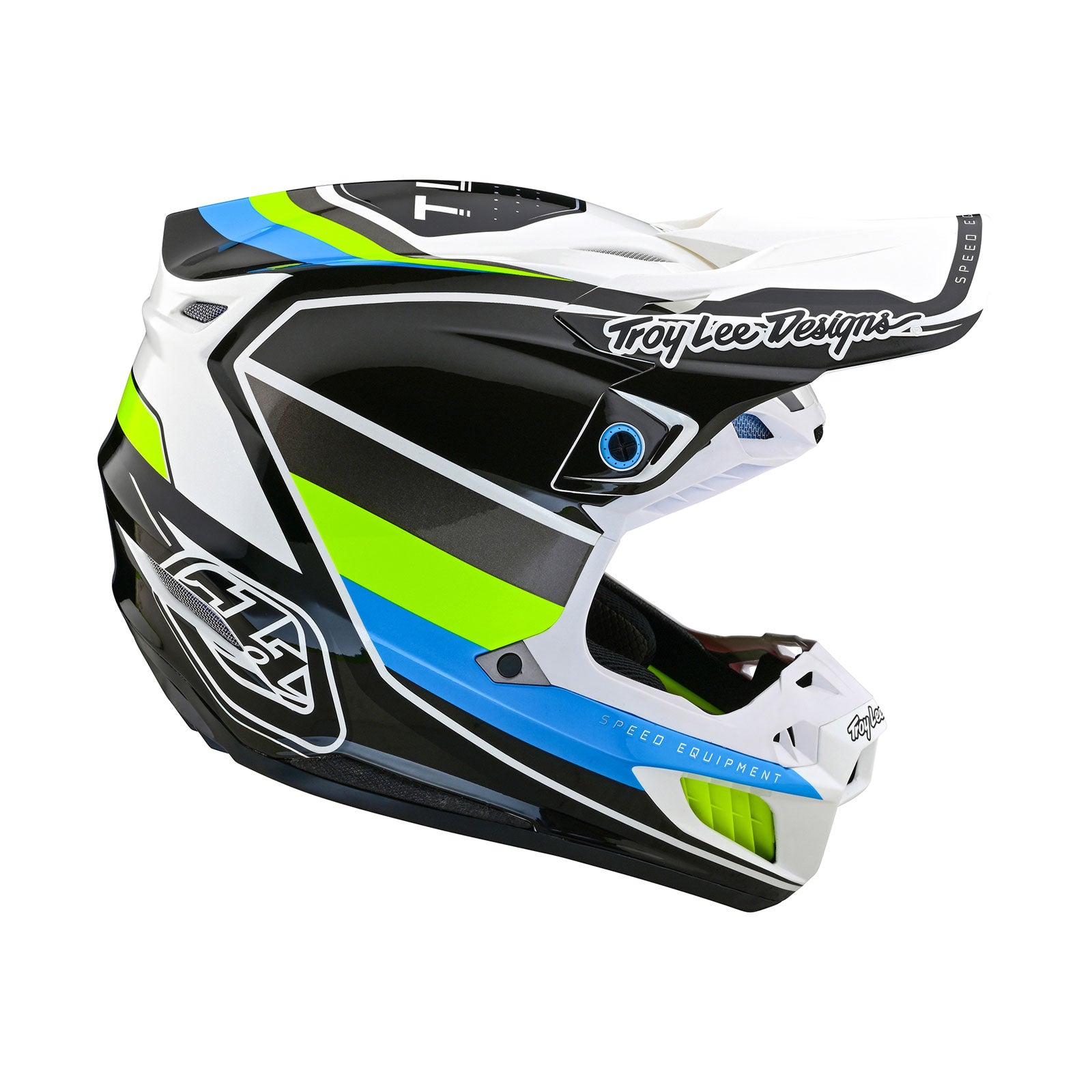 SE5 Composite Helmet Reverb White / Blue – Troy Lee Designs