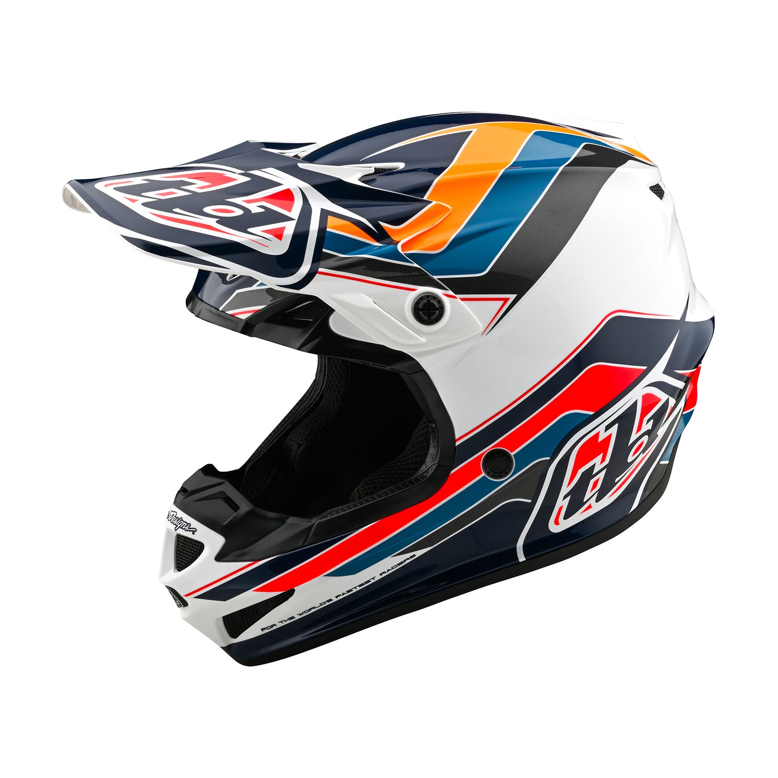 SE4 Polyacrylite Helmet W/MIPS Block Blue – Troy Lee Designs