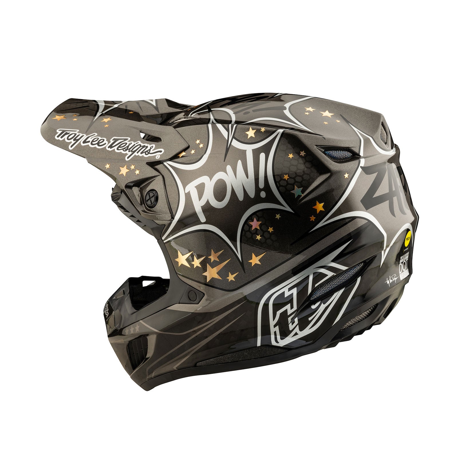 SE5 Carbon Helmet W/MIPS Cosmic Explosion Gray – Troy Lee