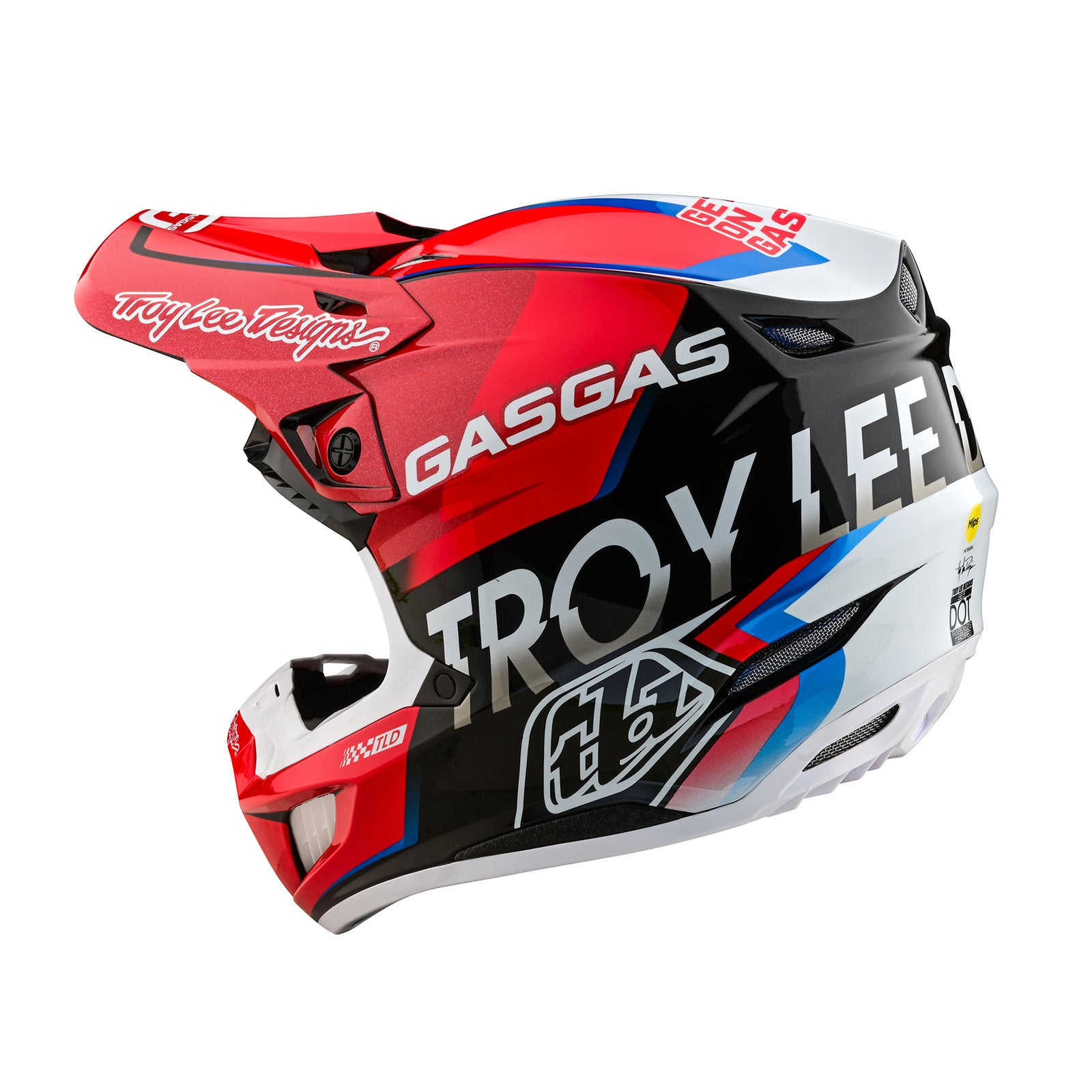 SE5 Composite Helmet W/MIPS GasGas Fumes Red / Black – Troy Lee