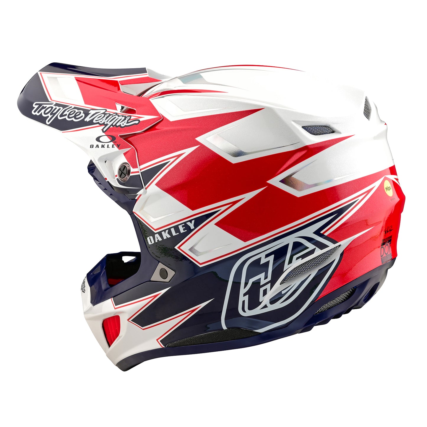 SE5 Composite Helmet W/MIPS Troy Lee Designs X Oakley Vision White / Blue
