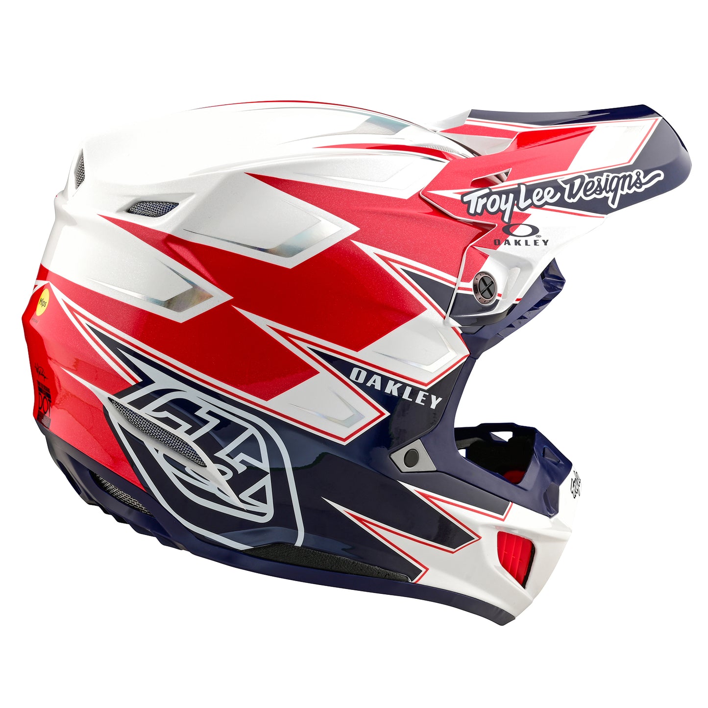 SE5 Composite Helmet W/MIPS Troy Lee Designs X Oakley Vision White / Blue