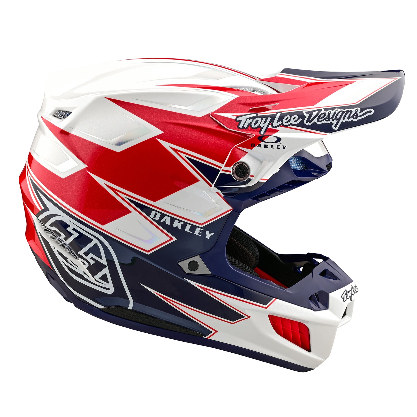 SE5 Composite Helmet W/MIPS Troy Lee Designs X Oakley Vision White / Blue