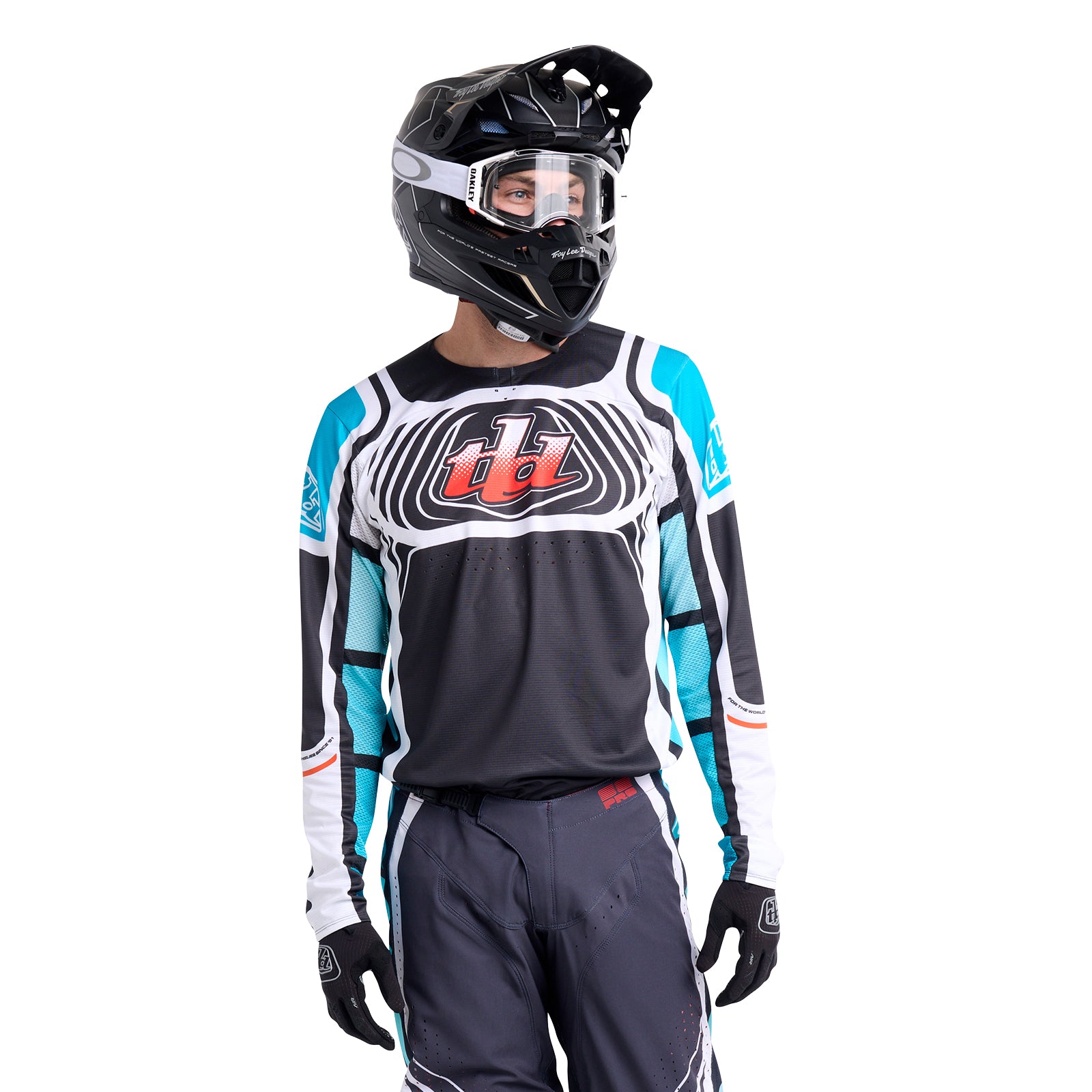 OJボーイ SE Pro Jersey Wavez Phantom / Turquoise – Troy Lee Designs
