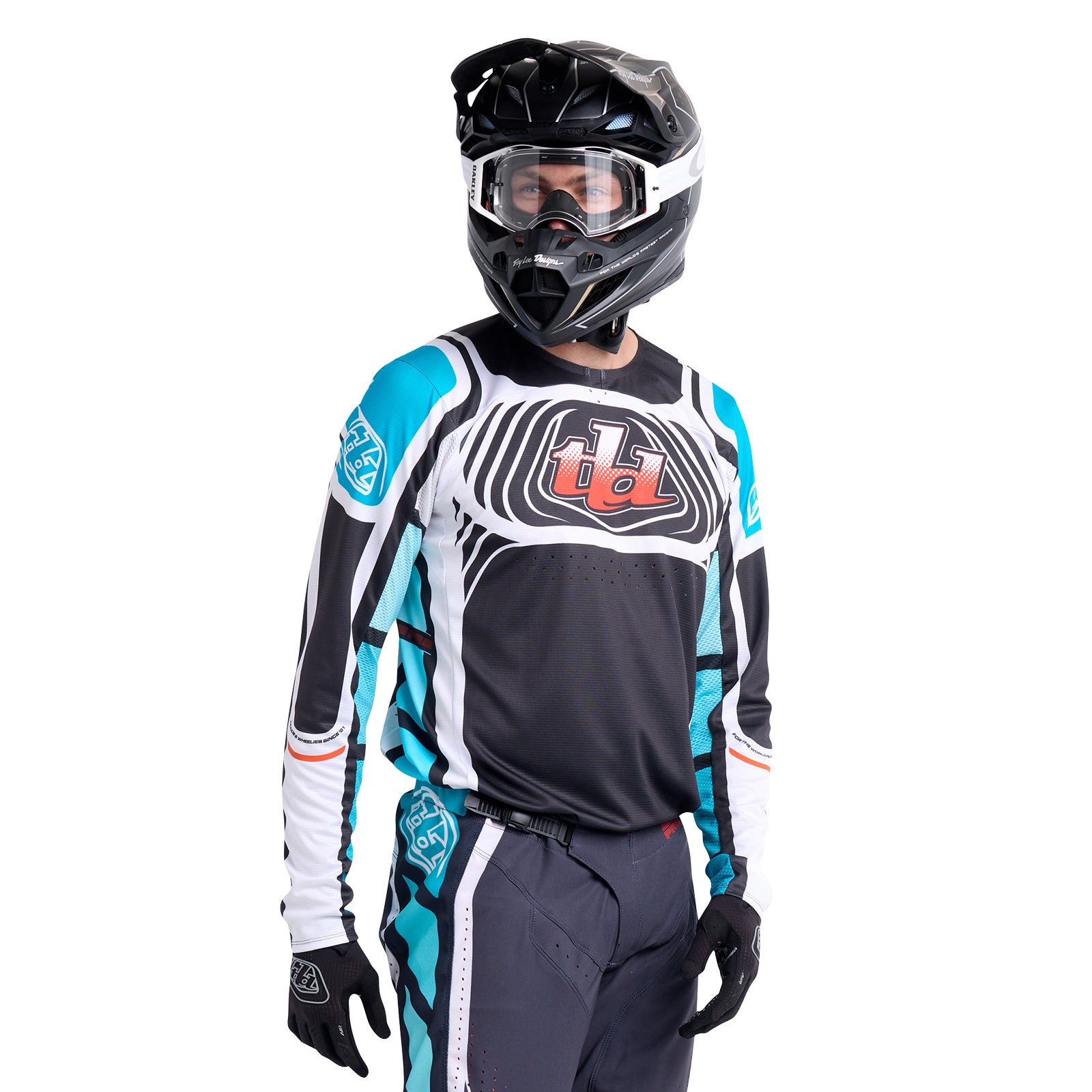 エレツ　ワンドロップ SE Pro Jersey Wavez Phantom / Turquoise – Troy Lee Designs