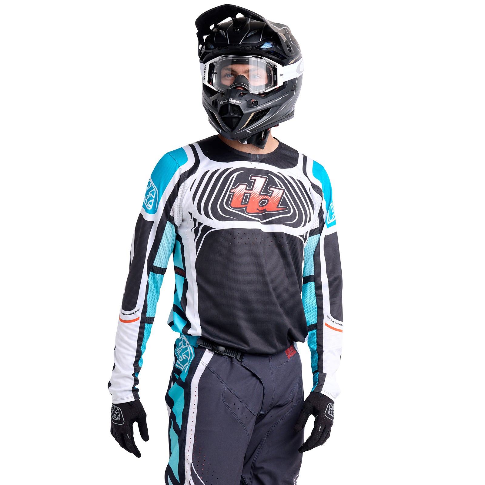 SE Pro Jersey Wavez Phantom / Turquoise – Troy Lee Designs
