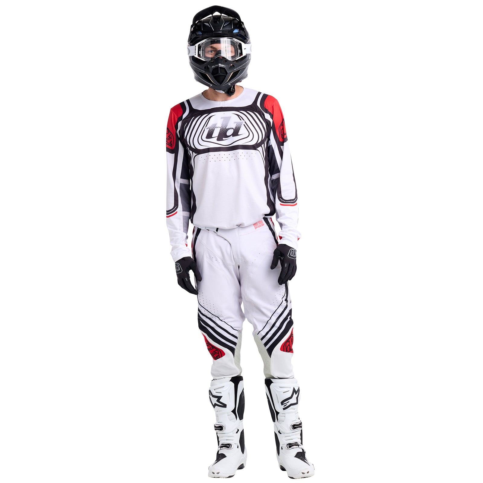 SE Pro Jersey Wavez Off-White / Red – Troy Lee Designs