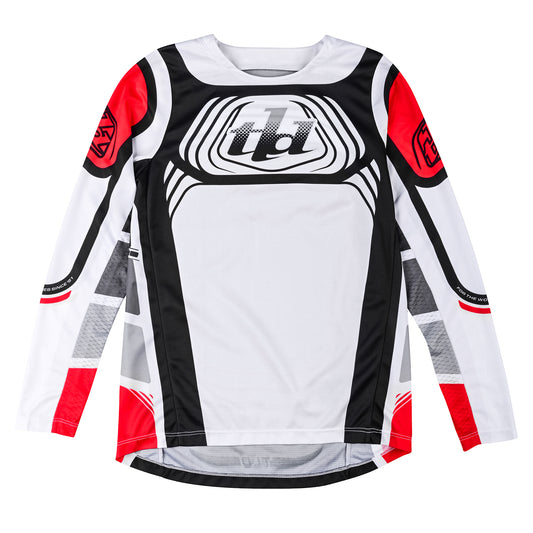 Youth GP Pro Jersey Wavez Off-White / Red