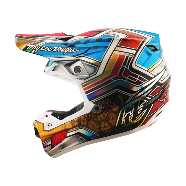 SE5 Carbon Helmet W/MIPS Lowrider Silver – Troy Lee Designs