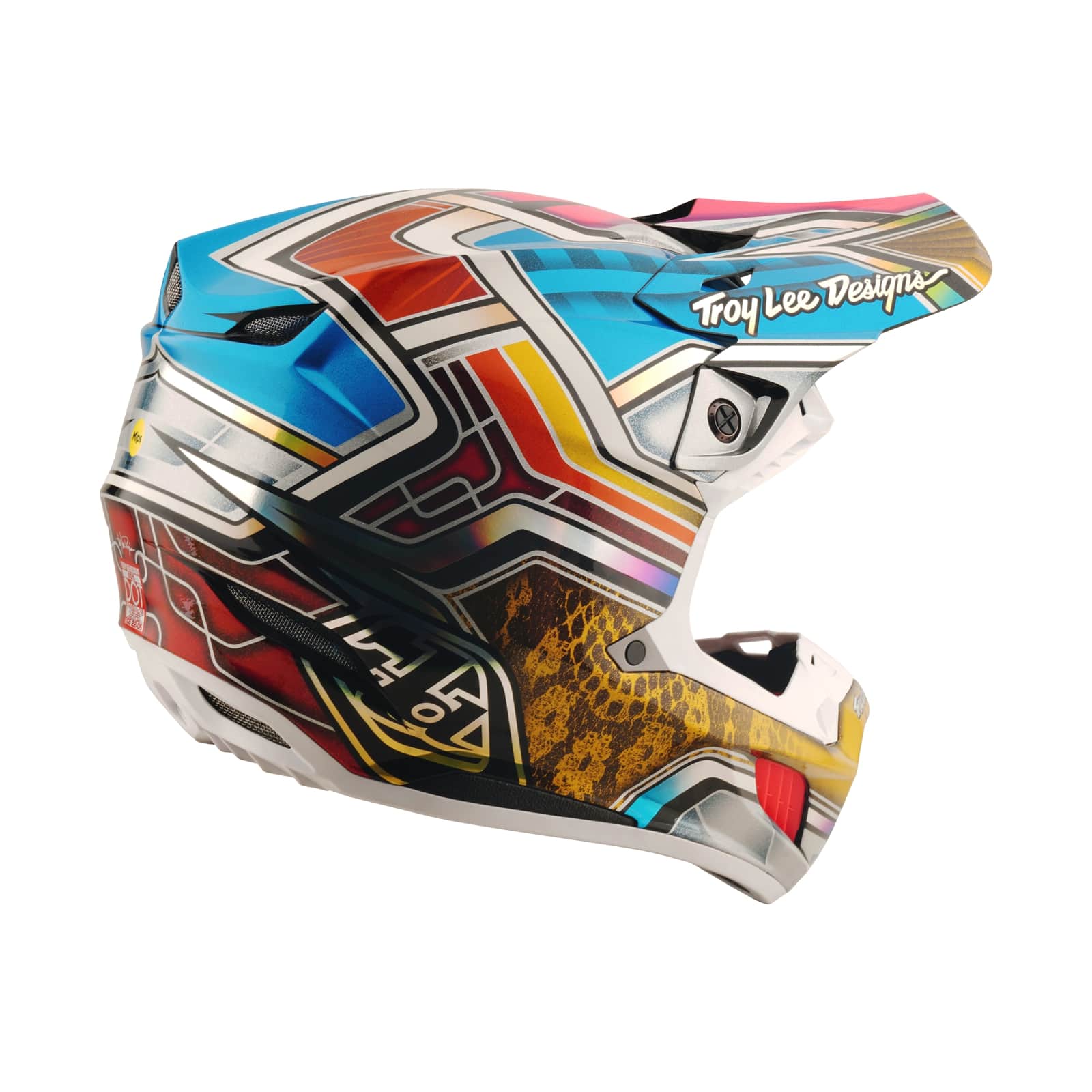 SE5 Carbon Helmet W/MIPS Lowrider Silver – Troy Lee Designs