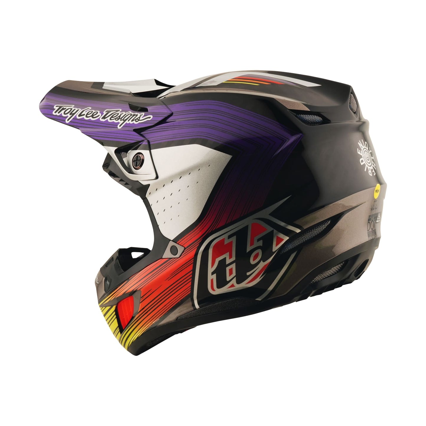 SE5 Carbon Helmet Stripes Black / Purple